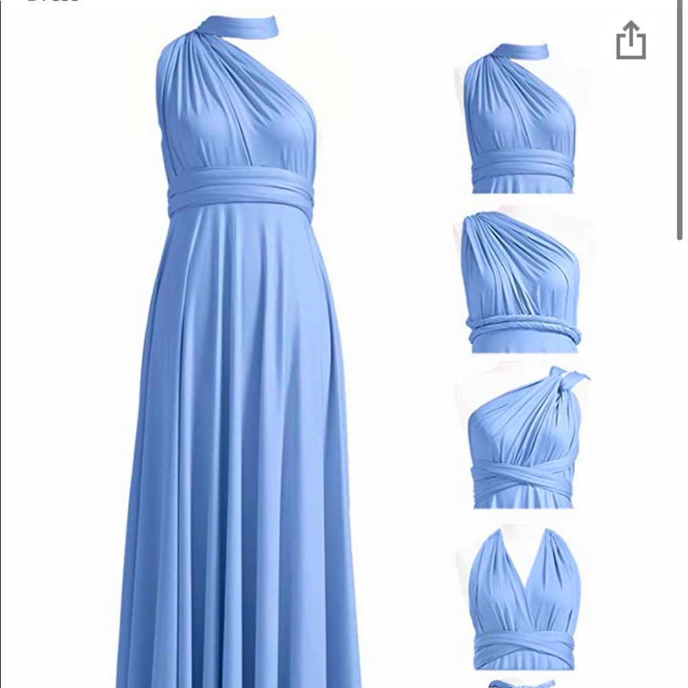 Infinity Dress With Bandeau, Convertible Dress, Bridesmaid,Multi-way, Twist Wrap